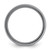 Chisel Tantalum Polished 8 mm Wedding Band - View 2