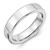 Vitalium Flat Polished 6 mm Wedding Band
