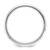 Rhodium-Plated 14K White Gold 6 mm Heavyweight Comfort Fit Brushed Satin Fancy Wedding Band - View 2