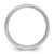 Rhodium-Plated 14K White Gold 5.5 mm Bevel Edge Comfort Fit Wedding Band - View 2