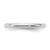 Rhodium-Plated 14K White Gold 2.5 mm Standard Comfort Fit Wedding Band, Domed - View 3