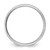 Rhodium-Plated 14K White Gold 2.5 mm Lightweight Comfort Fit Wedding Band, Domed - View 2