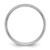 Rhodium-Plated 14K White Gold 3.5 mm Lightweight Comfort Fit Wedding Band, Domed - View 2