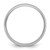 Rhodium-Plated 14K White Gold 4.5 mm Lightweight Comfort Fit Wedding Band, Domed - View 2