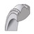 Rhodium-Plated 14K White Gold 7 mm Double Milgrain Comfort Fit Wedding Band - View 6