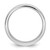 Rhodium-Plated 14K White Gold 9 mm European Comfort Fit Wedding Band, Domed - View 2