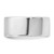 Rhodium-Plated 14K White Gold 9 mm European Comfort Fit Wedding Band, Domed - View 3