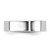 Rhodium-Plated 14K White Gold 5.5 mm Standard Flat Comfort Fit Wedding Band - View 3