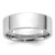 Rhodium-Plated 14K White Gold 6.5 mm Standard Flat Comfort Fit Wedding Band
