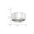 Rhodium-Plated 14K White Gold 10 mm Standard Weight Flat Comfort Fit Wedding Band - View 4