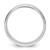 Rhodium-Plated 14K White Gold 7 mm Flat with Step Edge Wedding Band - View 2