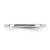 Rhodium-Plated 14K White Gold 1.5 mm Lightweight Flat Wedding Band - View 3