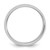 Rhodium-Plated 14K White Gold 1.5 mm Half Round Wedding Band - View 2