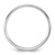 Rhodium-Plated 14K White Gold 1.5 mm Lightweight Half Round Wedding Band - View 2