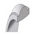 Rhodium-Plated 14K White Gold 7 mm Milgrain Comfort Fit Wedding Band, Half Round - View 5