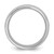 Rhodium-Plated 14K White Gold 8 mm Milgrain Comfort Fit Wedding Band, Half Round - View 2