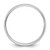 Rhodium-Plated 14K White Gold 8 mm Lightweight Milgrain Half Round Wedding Band - View 2