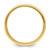 14K Yellow Gold 6 mm Heavyweight Comfort Fit Brushed Satin with Center Groove Wedding Band - View 2