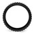 Chisel Black Zirconium Polished 8 mm Grooved Wedding Band, Flat - View 2