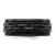 Chisel Black Zirconium Polished and Diamond-Cut 8 mm Wedding Band, Half Round - View 3