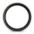 Chisel Black Zirconium Polished Rose Ion-Plated with Antler Inlay 8 mm Wedding Band - View 2