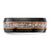Chisel Black Zirconium Polished Rose Ion-Plated with Antler Inlay 8 mm Wedding Band - View 3