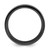 Chisel Black Zirconium Brushed and Polished Rose Ion-Plated 8.00 mm Band Ring - View 2