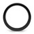 Chisel Black Zirconium Polished with Damascus Inlay 9 mm Wedding Band - View 2