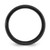 Chisel Black Zirconium Polished Lasered Tire Design 8 mm Wedding Band - View 2