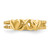 14K Yellow Gold Hearts-and-X Toe Ring, 5 mm - View 4