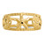 14K Yellow Gold Starfish and Shells Toe Ring - View 4