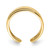 14K Yellow Gold Polished 3-Row Toe Ring, 4.65 mm - View 2