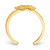 14K Yellow Gold Butterfly Toe Ring, 2 mm - View 2