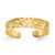 14K Yellow Gold Flower and Scroll Toe Ring, 5 mm