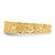 14K Yellow Gold Flower and Scroll Toe Ring, 5 mm - View 3