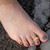14K Yellow Gold Flower and Scroll Toe Ring, 5 mm - View 6
