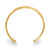 14K Yellow Gold Footprints Toe Ring, 5 mm - View 2