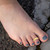 14K Yellow Gold Footprints Toe Ring, 5 mm - View 6