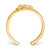 14K Yellow Gold Elephant Toe Ring, 2 mm - View 2