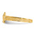 14K Yellow Gold Elephant Toe Ring, 2 mm - View 3