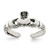 Sterling Silver Claddagh Toe Ring, 2 mm