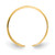14K Yellow Gold Heart Toe Ring, 6 mm - View 2