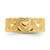 14K Yellow Gold Heart Toe Ring, 6 mm - View 5