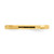 14K Yellow Gold 1.5 mm Bamboo Texture Band Size 3 Ring - View 5