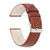 DeBeer 17 mm Long Havana Lizard Leather with Silver-Tone Buckle 8.5 Inch Watch Band - View 3
