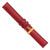 DeBeer 19 mm Short Red Lizard Leather with Gold-Tone Buckle 6.75 Inch Watch Band - View 4