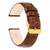 DeBeer 22 mm Long Havana Crocodile Leather with Gold-Tone Buckle 8.5 Inch Watch Band - View 3