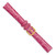 DeBeer 18 mm Pink Caiman Leather with Gold-Tone Buckle 7.5 Inch Watch Band - View 3
