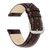 DeBeer 14 mm Brown Crocodile Grain Chronograph Leather with White Stitching and Silver-Tone Buckle 7.5 Inch Watch Band - View 3