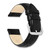 DeBeer 16 mm Black Smooth Leather Chronograph with Silver-Tone Buckle 7.5 Inch Watch Band - View 3